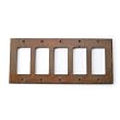 Taamba RRB-WP105-GH Golden Honey Five Gang Decora Wall Plate