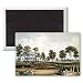 The Hermitage, Jackson's Tomb and Andrew J... - 3x2 inch Fridge Magnet - large magnetic button - Magnet