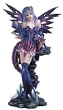Purple Fairy With Dragon Collectible Figurine Decoration Statue Décor
