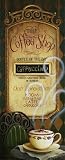 Coffee Shop Menu Cuisine Art Poster Print by Lisa Audit, 8x20