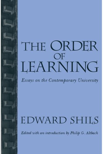 The Order of Learning: Essays on the Contemporary University