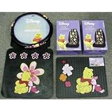 Tinkerbell Tink Pixie Power 7pc Combo Set Front & Rear Floor Mats  Seat Covers & Steering Wheel Cover