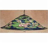 LAMPS BEAUTIFUL Tiffany Style Pond Lily Hanging Pendant by Meyda Tiffany--Excellent customer service--see our feedback.