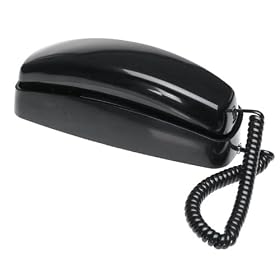 Click here to buy AT&T 210 Trimline Corded Telephone (Black) by AT&T.