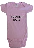 HOOSIER BABY - INDIANA BABY - State Series - White, Blue or Pink Onesie / Baby T-shirt