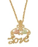 Black Hills Gold 10K Love Pendant