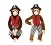Plush Pirate Monkey Assorted