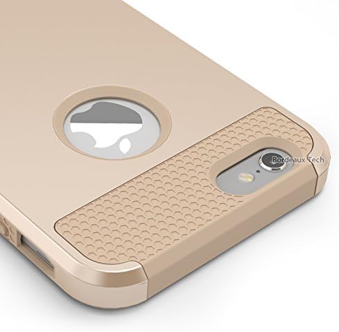 iPhone 6S Case, Limecase® [NGV Series][Gold] Shockproof Hard Rugged Rubber Minimalistic Thin Cover with Dual Layer Impact Proof for Apple iPhone 6S (2015) &amp; iPhone 6 (2014) (4.7 Inch) Devices