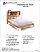 Queen Bookcase Headboard Bed Woodworking Project Plans, #3BCS1