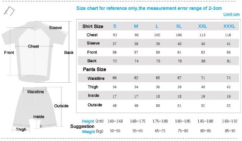 Mzcurse Men's Team Mountain Bike Cycling Short Shirt Jersey Shorts Suit Kit Set