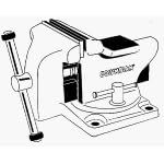 Wmh Tool #50504 4-1 2 LD Bench Vise by WMH TOOL GROUP