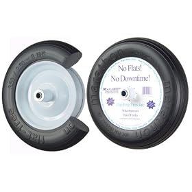 Marathon Industries 13-Inch Flat Free Wheelbarrow Tire #00003 by Marathon