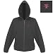 Texas Tech Red Raiders NCAA Hoody Full Zip Hooded Sweatshirt For Women (Black)