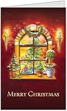 クリスマスカード（2つ折り ・封筒付き）Christmas CardNo.24