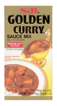 S&B - Golden Curry Sauce Mix - Medium Hot 3.5 Oz. by S&B