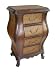28.25" ht Wood Chest of Drawer Nightstand Storage Table Dresser
