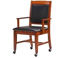 Straight-Back Game Chair- Fruitwood