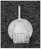 Logo Art North Carolina Tar Heels 10K Gold Baseball Pendant