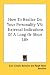 Book How To Realize On Your Personality V5: External Indications Of A Long Or Short Life