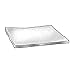 Felt Sheet, F5,1/2 In Thick, 24 x 24 In