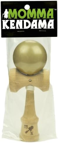 Fumetsu, Brassy/Gold Kendama with Reinforced Handle, Includes Extra String