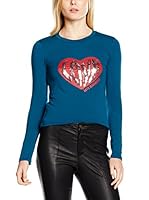Love Moschino Camiseta Manga Larga (Azul)