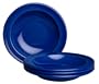 Emile Henry Provencal Azure Blue Soup/Pasta Bowls, Set of 4