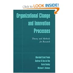 Organizational Change and Innovation Processes: Theory and Methods for Research