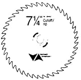 Vermont American 26493 5/8-Inch Arbor 7-1/4-Inch 20 Tooth Steel Circular Saw Blade