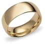 18k Yellow Gold 8mm Comfort Fit Plain Band