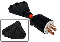 Carol Cord 30 Amp Electric Generator Plug Adapter with 3 - 15 Amp Outlets