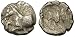 Scythian Kingdom of Thrace, Sparadokos, c. 464 - 444 B.C.; Silver Diobol