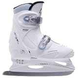 Rollerblade Dazzle Girls Figure Ice Skates - 11-1/White-Pink