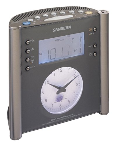Sangean RCR-1 Advanced Atomic Clock Radio (Classic Black)