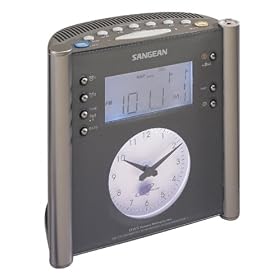 Sangean RCR-1 Advanced Atomic Clock Radio (Classic Black) by Sangean America Inc.