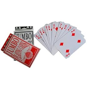 Jumbo Playing Cards - 2 Decks by 