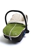 Lime Green Wallaboo Baby Carseat Cosy Toes Footmuff