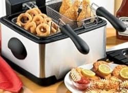 Secura 4.2L 1700-Watt Stainless-Steel Dual-Basket Electric Deep Fryer