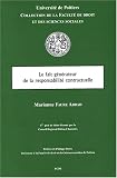 Le fait générateur de la responsabilité contractuelle, tome 2 : Contribution à la théorie de l'inexécution du contrat Image du produit