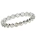 21 Round Single prong Set Diamond Eternity Band 1.54ct