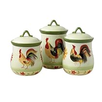 Pfaltzgraff Daybreak 3-Piece Small Sealed Canister Set