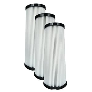 (3) Dirt Devil F1 Bagless Upright Vision Pleated HEPA filter, Breeze, Featherlite, Jaguar, Kinetix self Propelled, Scorpion, Ultra Swivel, Power Streak, P.F. Self Propelled / Commercial Plastic Upright Vacuum cleaners, 3JC0280000, 2881210000, 2JC0360000