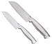 Oster 91602.02 Baldwyn 2 Piece  Stainless Steel Santoku Set