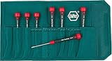 Wiha 26392 8 Piece PicoFinish Hex Driver Inch Set with Precision Handle