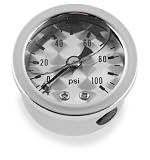 Bikers Choice Marshall Liquid Filled Shock Proof Gauges - Engine Tuned 0-100 psi ENG-TRND-100
