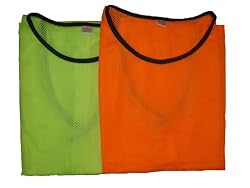 Set of 14 Youth Practice Pinnies, 7 Yellow and & 7 Orange