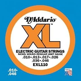 D'addario EXL110 �_�_���I �G���L�M�^�[��