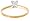 14k Yellow Gold Princess Cut Solitaire Diamond Engagement Ring (1/3 ct, H-I Color, SI2-I1 Clarity), Size 7