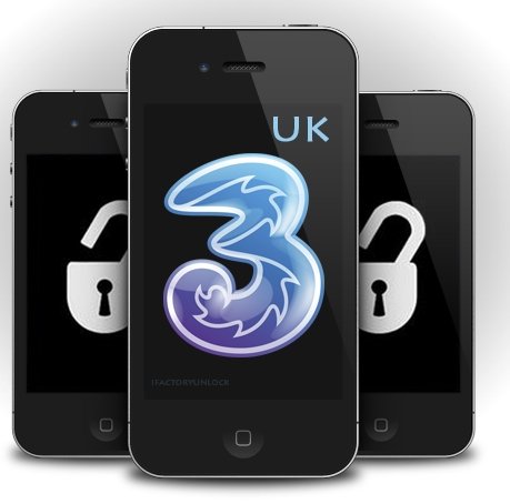 Authorized: Apple iPhone 2G-4G Factory Unlock for 3 UK via iTunes