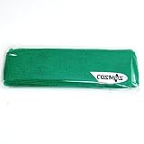 COSMOS Green cotton sports basketball headband / sweatband head sweat band/brace